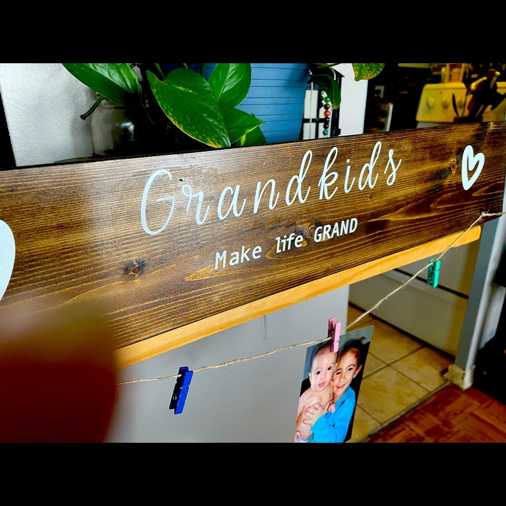Grandkids custom wall art and home decor
